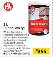 Builders Warehouse abe 5Ltr Super Laycryl offer