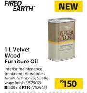 Builders Warehouse Fired Earth 1Ltr Velvet Wood Furniture Oil offer