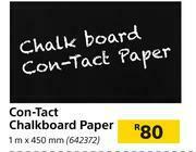 Builders Warehouse Con-Tact Chalkboard Paper (1m x 450mm) offer