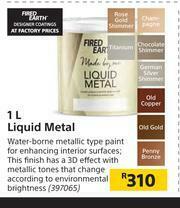 Builders Warehouse Fired Earth 1Ltr Liquid Metal offer