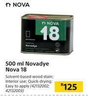 Builders Warehouse Nova 500ml Novadye Nova 18 offer