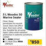 Builders Warehouse Woodoc 5Ltr Woodoc 50 Marine Sealer offer