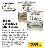 Builders Warehouse Rust Oleum 887ml Decorative Chalk Glaze-Each offer
