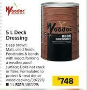 Builders Warehouse Woodoc 5Ltr Deck Dressing offer