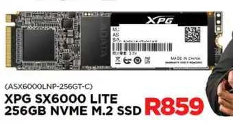 Matrix Warehouse XPG SX6000 LITE 256GB NVME M.2 SSD offer