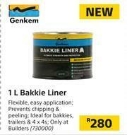 Builders Warehouse Genkem 1L Bakkie Liner offer