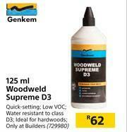 Builders Warehouse Genkem Woodweld Supreme D3-125ml offer