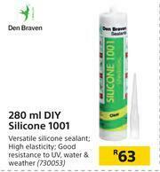 Builders Warehouse Den Braven DIY Silicone 1001-280ml offer