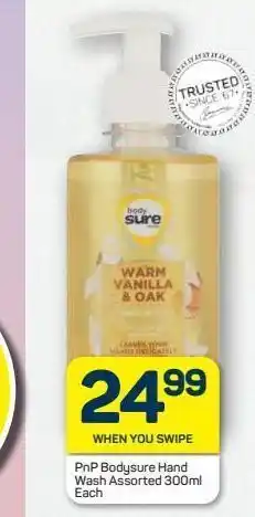 Pick n Pay Pnp bodysure hand wash assorted offer