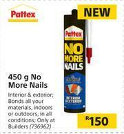 Builders Warehouse Pattex No More Nails-450g offer
