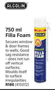Builders Warehouse Alcolin Filla Foam-750ml offer