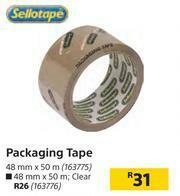 Builders Warehouse Sellotape Packaging Tape 48mm x 50m offer