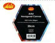 Dala 200mm Hexagonal Canvas 280g