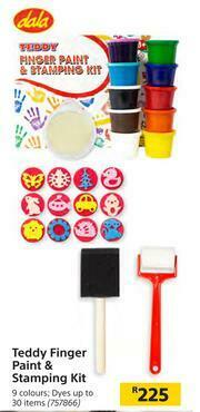 Dala Teddy Finger Paint & Stamping Kit