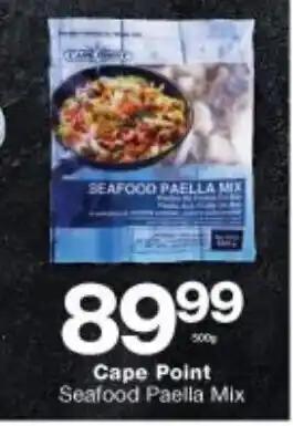 Checkers Liquor Shop Cape Point Seafood Paella Mix 500g offer