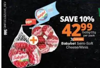 Checkers Liquor Shop Babybel Semi-Soft Cheese / Minis offer