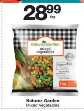 Natures Garden Mixed Vegetables 1kg