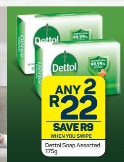Pick n Pay Dettol soap assorted offer