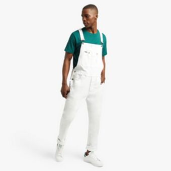 Sportscene Redbat men's white dungaree offer