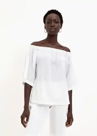 Woolworths Wide sleeve off shoulder blouse offer