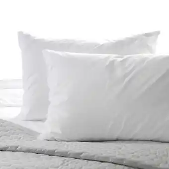 Whitehouse Whisper soft 660 thread count sateen white pillowcase offer