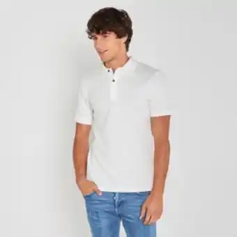 Zando Urban mens small logo golfer white offer