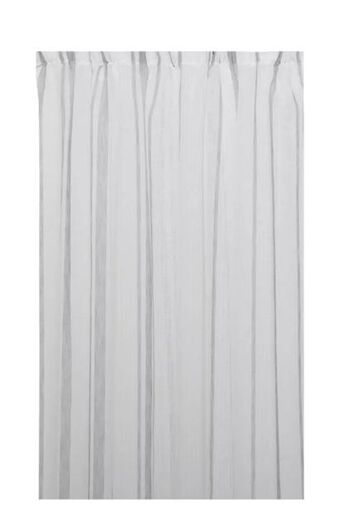 Sheet Street Boucle stripe sheer curtain l218xw230cm offer
