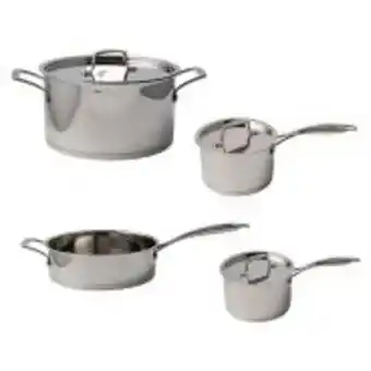 Omada 7 piece stainless steel cookware set