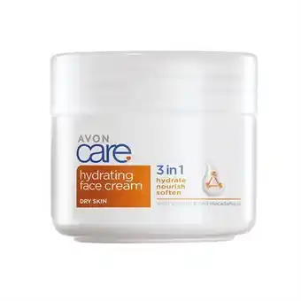Avon care hydrating face cream with vitamin e and macadamia oil 100ml