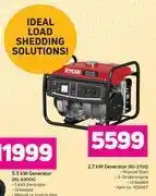 Game Ryobi 2.7 kw generator rg-2700 offer