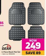 Game 1st gear 4 piece black mat set-per set offer
