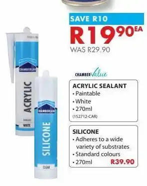 Chamberlain Sealant offer