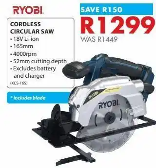 Chamberlain Circular saw ryobi offer