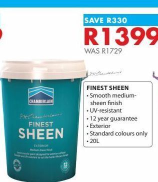 Chamberlain Paint offer