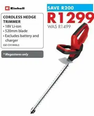 Chamberlain Hedge trimmer einhell offer