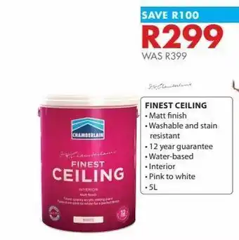 Chamberlain Ceiling paint offer