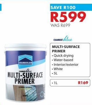 Chamberlain Primer offer