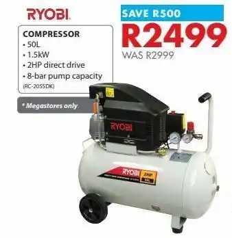 Chamberlain Air compressor ryobi offer