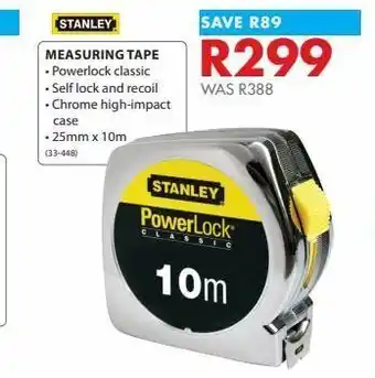 Measuring tape stanley