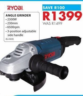 Chamberlain Angle grinder ryobi offer