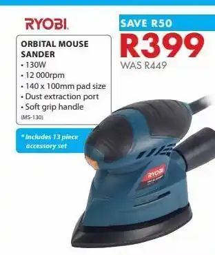Chamberlain Orbital sander ryobi offer