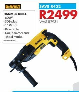 Hammer-drill dewalt