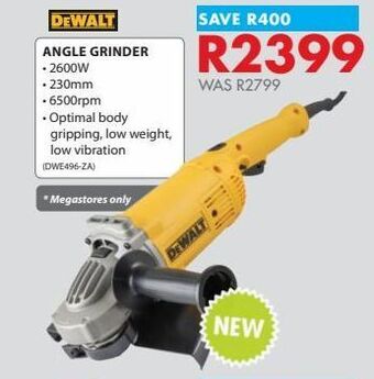 Angle grinder dewalt