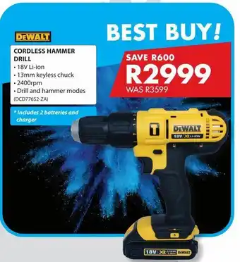 Chamberlain Hammer-drill dewalt offer