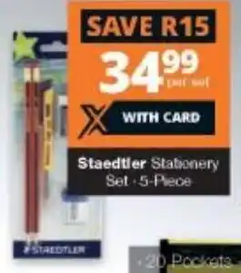 Checkers Liquor Shop Steadtler Stationery Set 5-Piece offer