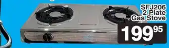 SFJ206 2 Plate Gas Stove