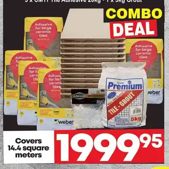 Covers 14.4 Square Meters