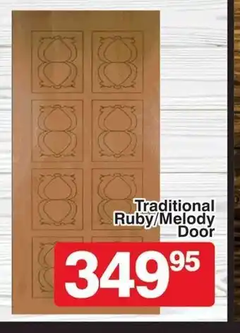 Easy Build Traditional Ruby/Melody Door offer