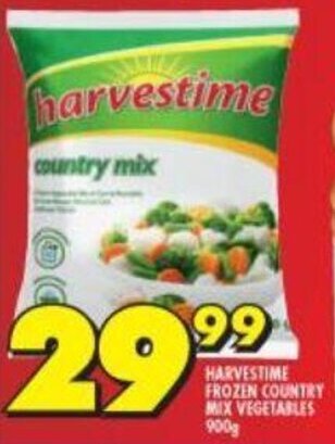 Shoprite Harvestime Frozen Country Mix Vegetables 900g offer