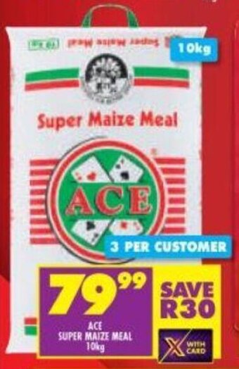 Shoprite Ace Super Maize Meal 10kg offer